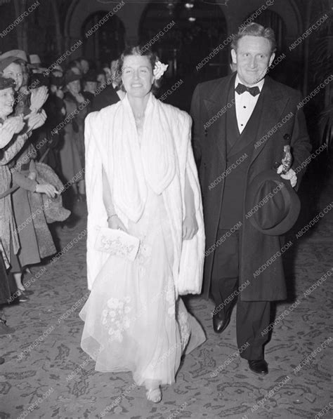 1938 Oscars Spencer Tracy and wife ? Arriving at the ceremonies aa1938 ...