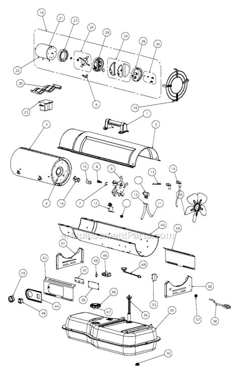 DeWALT DXH50K Parts List and Diagram : eReplacementParts.com