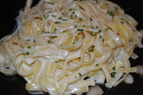 Fettucine with Asiago Cream Sauce - Carrie’s Experimental Kitchen