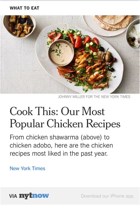 NYT Now: Cook This: Our Most Popular Chicken Recipes http://www.nytimes.com/indexes/2015/09/19 ...