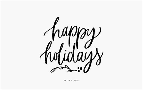 Download High Quality happy holidays clipart email signature ...