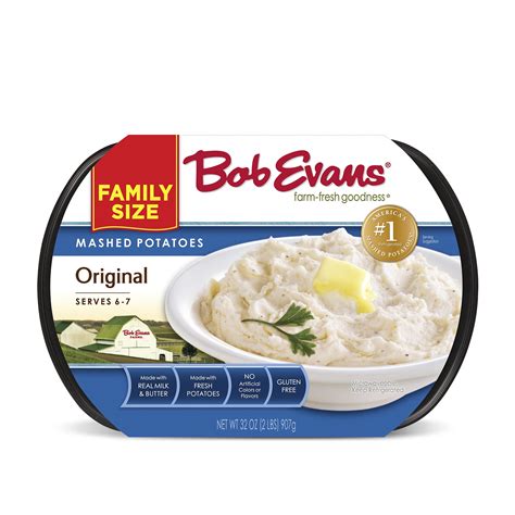 Bob Evans Mashed Potatoes Original Family Size, 32 oz - Walmart.com ...