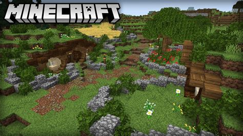 Building a Hobbit Village! | Minecraft 1.15 Vanilla Survival - YouTube