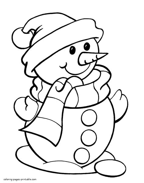 Justingatlin: Snowman Coloring Pages For Kids Printable