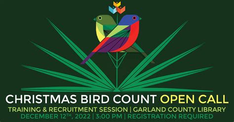 Christmas Bird Count 2022 Open Call – NPARKCC