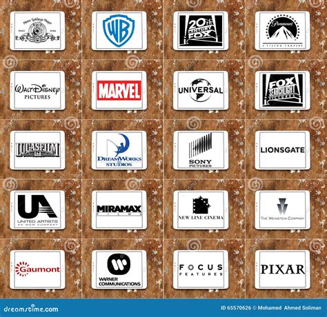 Logos And Vector Of Top Famous Film Studios And Production ...