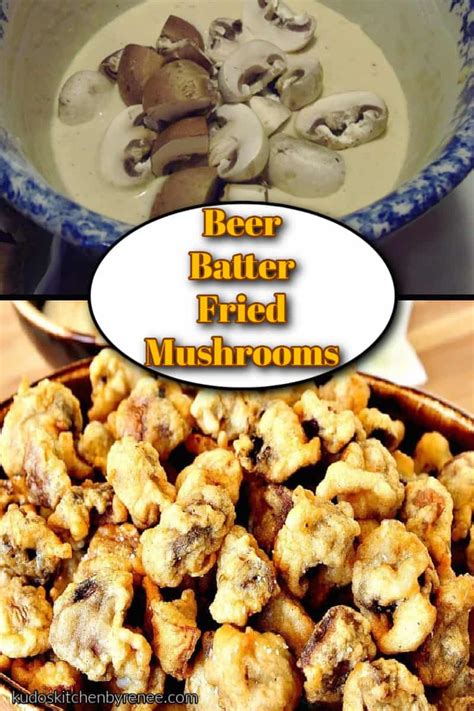 Beer Batter Fried Mushrooms Recipe - Kudos Kitchen by Renee