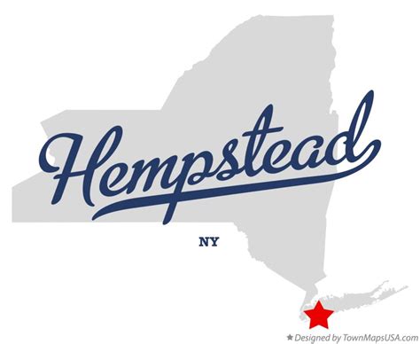 Map of Hempstead, NY, New York