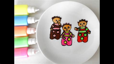 Tombliboos Coloring for kids Stained Glass Art on the Plate - YouTube