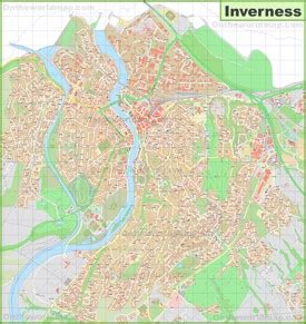 Inverness Maps | UK | Discover Inverness with Detailed Maps