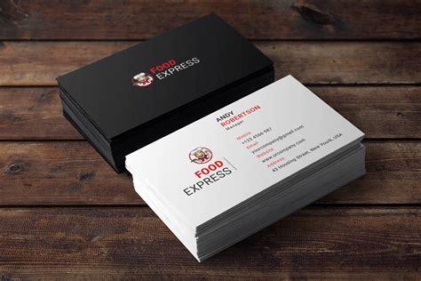 Restaurant Business Card | Business Card Templates ~ Creative Market