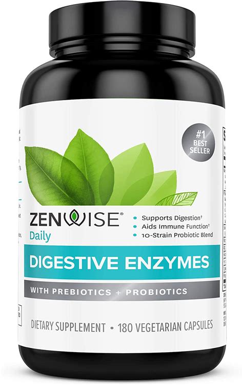 Buy Digestive Enzymes w Probiotics 180 Caps, Gas, Bloating & Indigestion