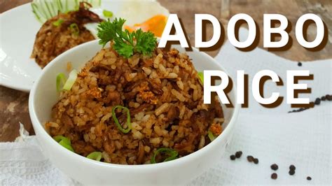 Adobo Rice l Quick and Easy Filipino Chicken Adobo Fried Rice - YouTube