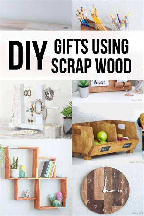 33 Easy Woodworking Gift Ideas They Will Love! - Anika's DIY Life | Wooden diy, Wood working ...