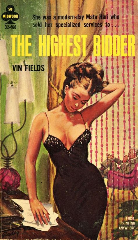 The Highest Bidder | Book cover art, Vintage book covers, Pulp fiction