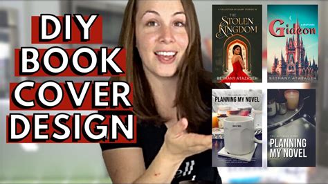 How to make a BOOK COVER in 5 STEPS | DIY Book Cover Design TUTORIAL to ...