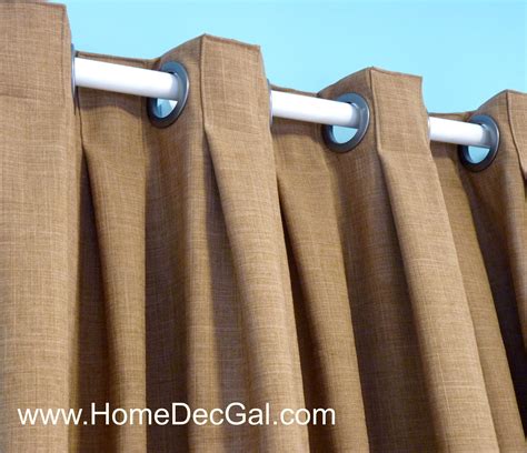 Box pleated grommet drapery designed and created by Susan Woodcock, www ...