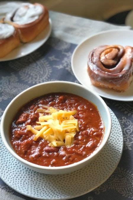 The Truth About Chili and Cinnamon Rolls, What's Cooking America