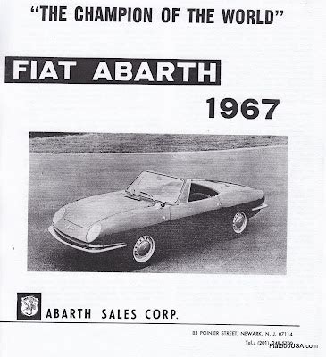 Fiat 500 USA: Fiat Abarth Exec from 1960s Visits a Friend