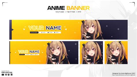 Anime Banner - Free Template | Behance