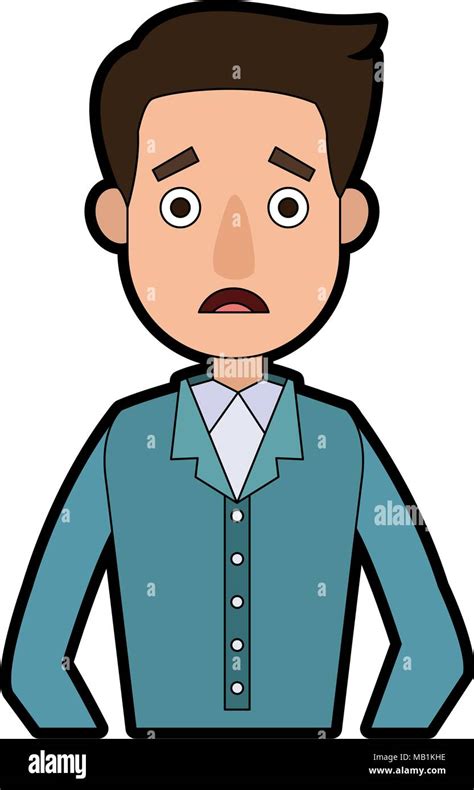 Worried man cartoon Stock Vector Image & Art - Alamy