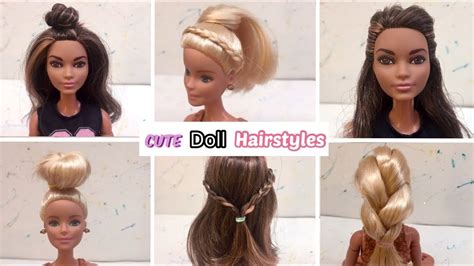 Cute Hairstyles For Barbie Dolls With Short Hair - Dollar Poster