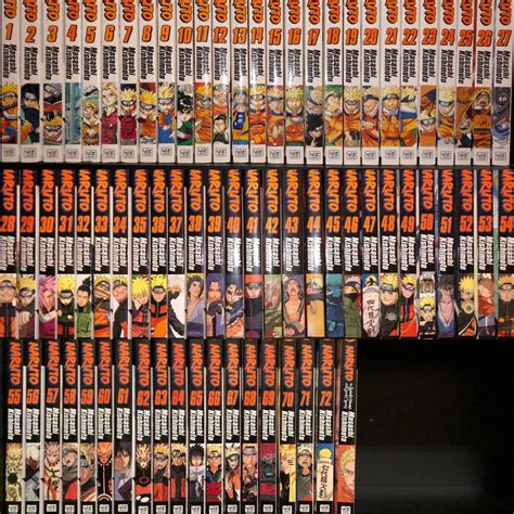 Naruto Complete Manga Collection 1-72 + Bonus Volume, English, Good ...