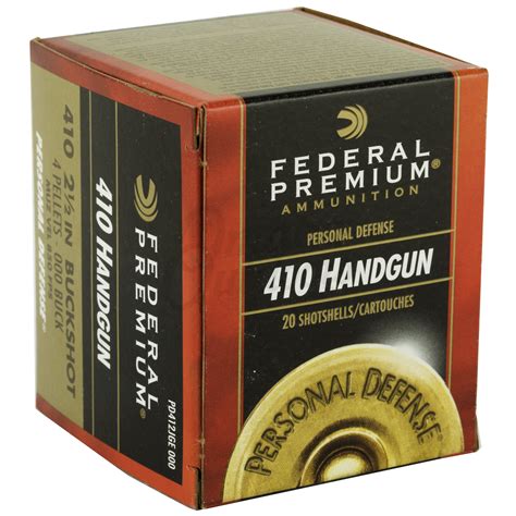 Federal Personal Defense Ammo 410 2 1/2 Inch 000 Buckshot 20 Rounds - Omaha Outdoors