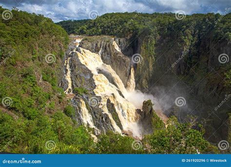 Scenic View of Barron Falls in Kuranda, Queensland, Australia Stock ...