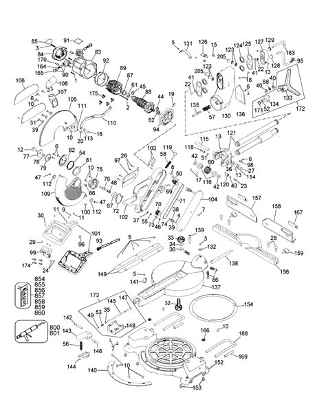 Buy Dewalt DW708-TYPE-1 Replacement Tool Parts | Dewalt DW708-TYPE-1 Diagram