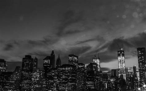 New York City Black And White Mac Wallpaper Download | AllMacWallpaper