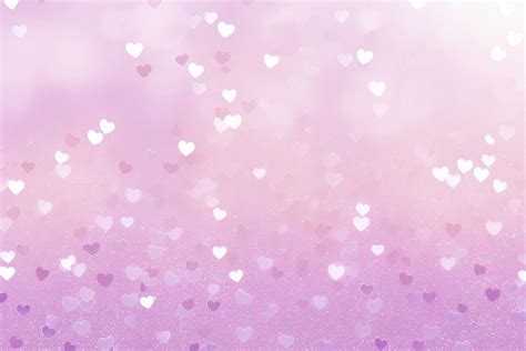 Hearts glitter backgrounds purple. AI | Premium Photo Illustration ...