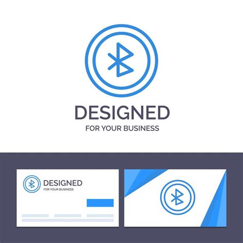 Creative Business Card and Logo template Bluetooth Ui User Interface ...