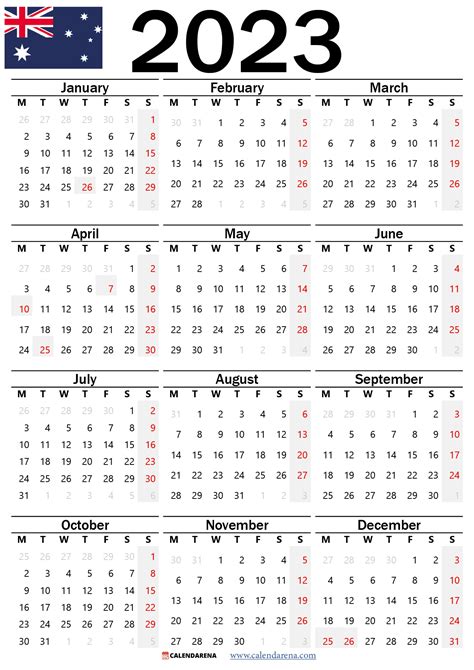 year 2023 calendar victoria calendar 2022 australia calendar 2023 - printable 2023 calendar ...