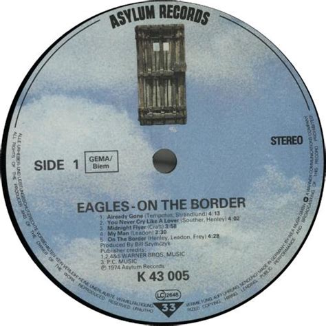 Eagles On The Border German vinyl LP album (LP record) (553893)