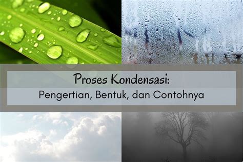 Foto : Proses Kondensasi: Pengertian, Bentuk, dan Contohnya