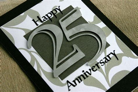 Happy 25th Anniversary card