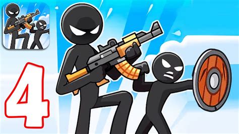 STICKMAN DEFENDERS STICK WAR - Walkthrough Gameplay Part 4 (iOS Android ...