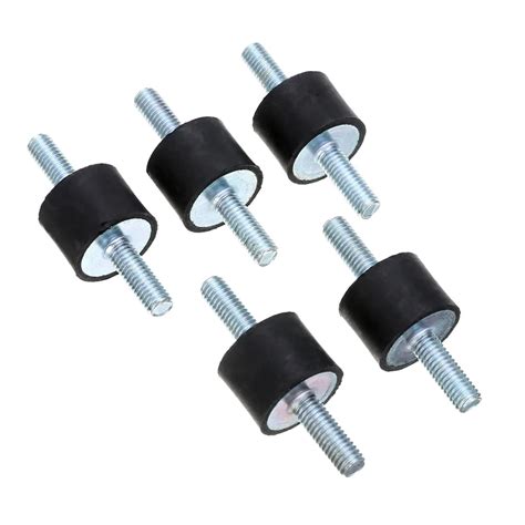 5pcs 20mm Diameter M6 Anti Vibration Rubber Mounts Isolators Bobbins ...