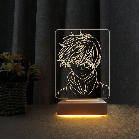 3d Anime Desk Lamp - Etsy