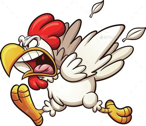 Angry Chicken | Cartoon clip art, Angry chicken, Cartoon chicken