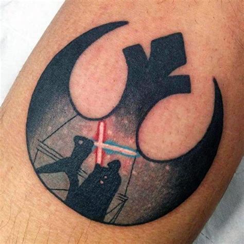 50 Rebel Alliance Tattoo Designs For Men - Star Wars Symbol Ideas