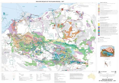 Iron ore deposits of the Pilbara region - 2017