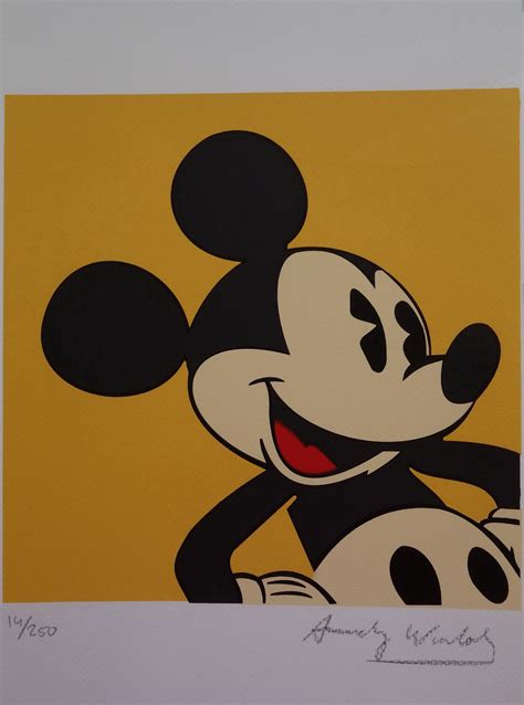 Fine POP ART Mickey Mouse Limited edition silkscreen | Etsy