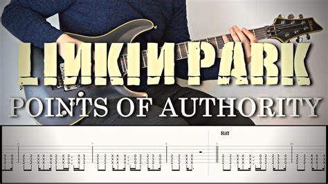 LINKIN PARK - POINTS OF AUTHORITY | Guitar Cover Tutorial (FREE TAB ...