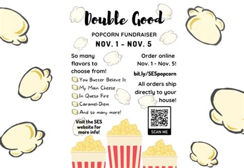 Double Good Popcorn Fundraiser | Statham Elementary School