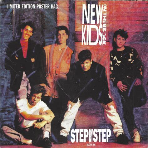 New Kids On The Block - Step By Step (1990, Poster Bag, Vinyl) | Discogs