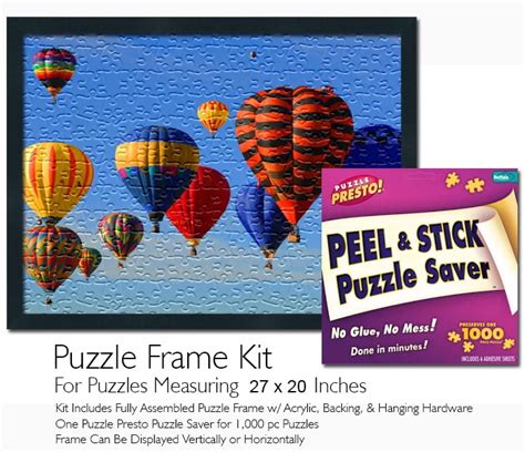 Puzzle Presto! Peel & Stick Puzzle Saver: The Original and Still the Best Way to Preserve Your ...