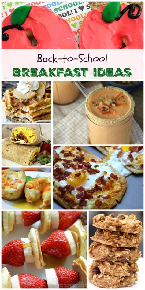 Back to School Breakfast Ideas