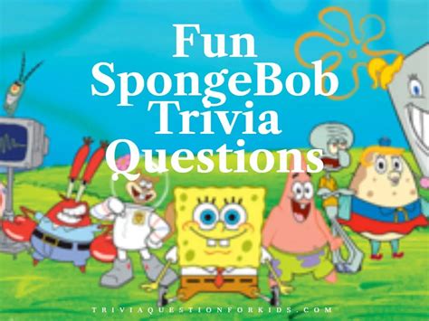 Hundreds of Fun SpongeBob Trivia Questions & Answers